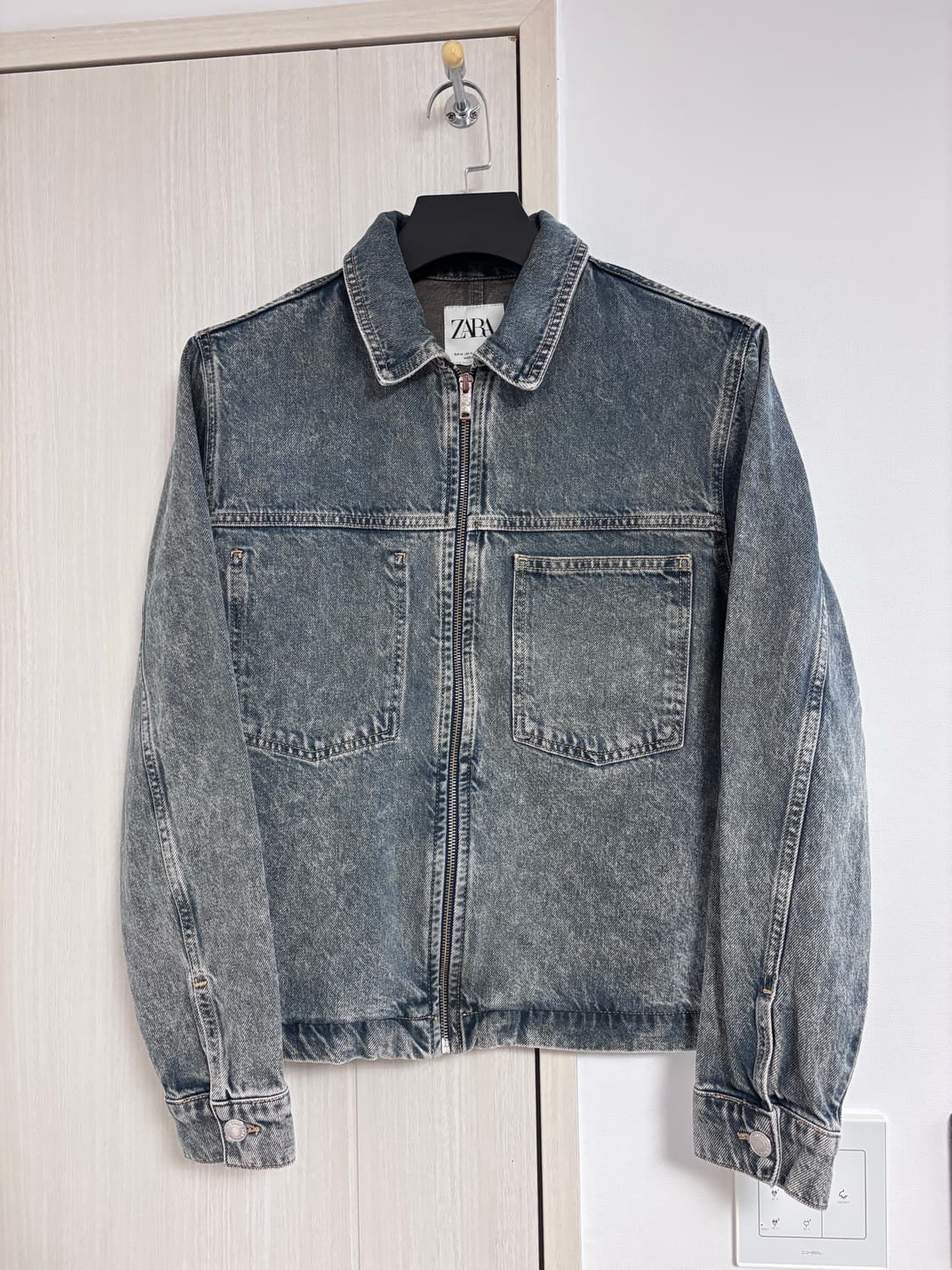 M 자라 빈티지 워싱 데님 자켓 상품이미지1
