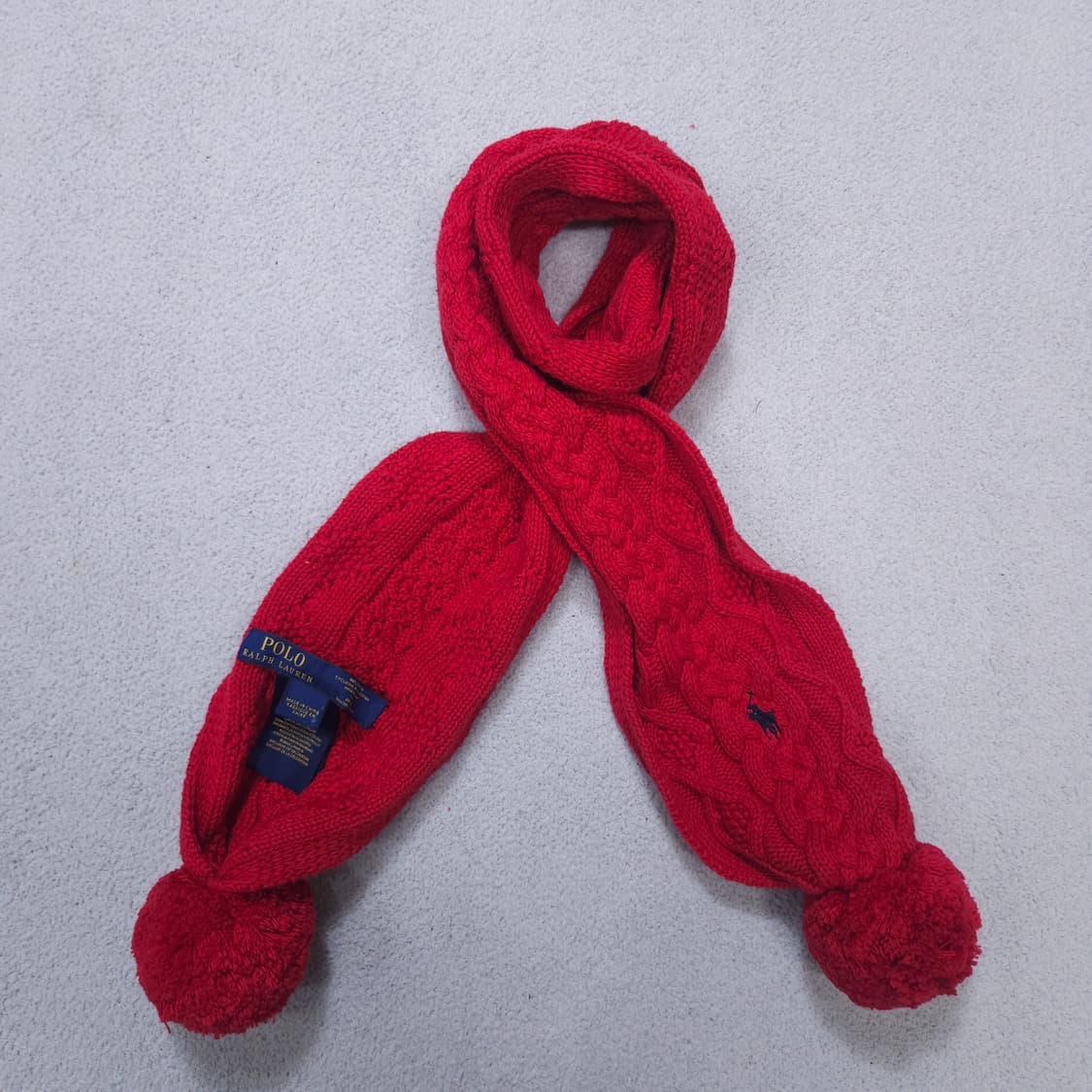 폴로 랄프 로렌 신형 케이블 머플러 상품이미지1