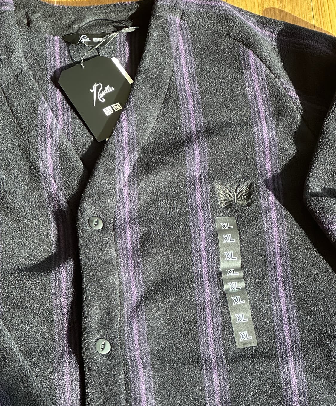 유니클로x니들스 후리스오버사이즈 가디건 상품이미지6