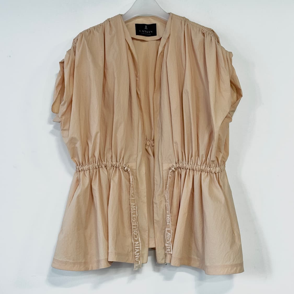 랑방컬렉션 로고 스트랩 셔링 집업 상품이미지2