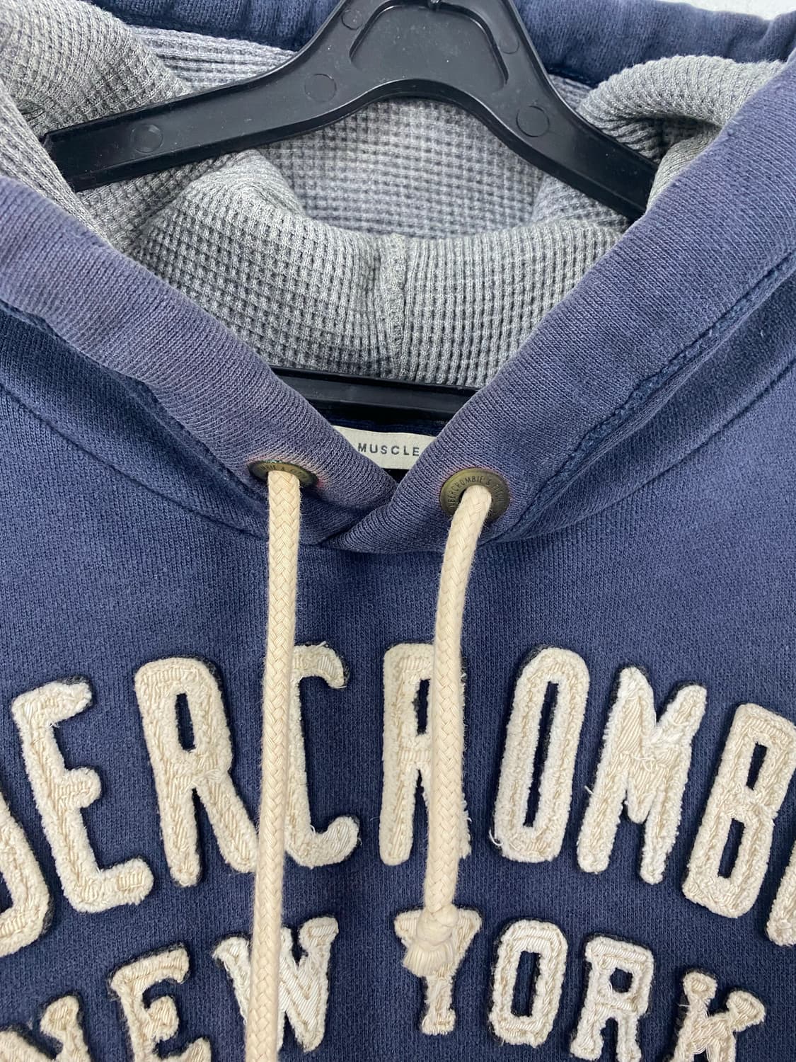아베크롬비 빈티지 뉴욕 후드 네이비 M <620> 상품이미지3