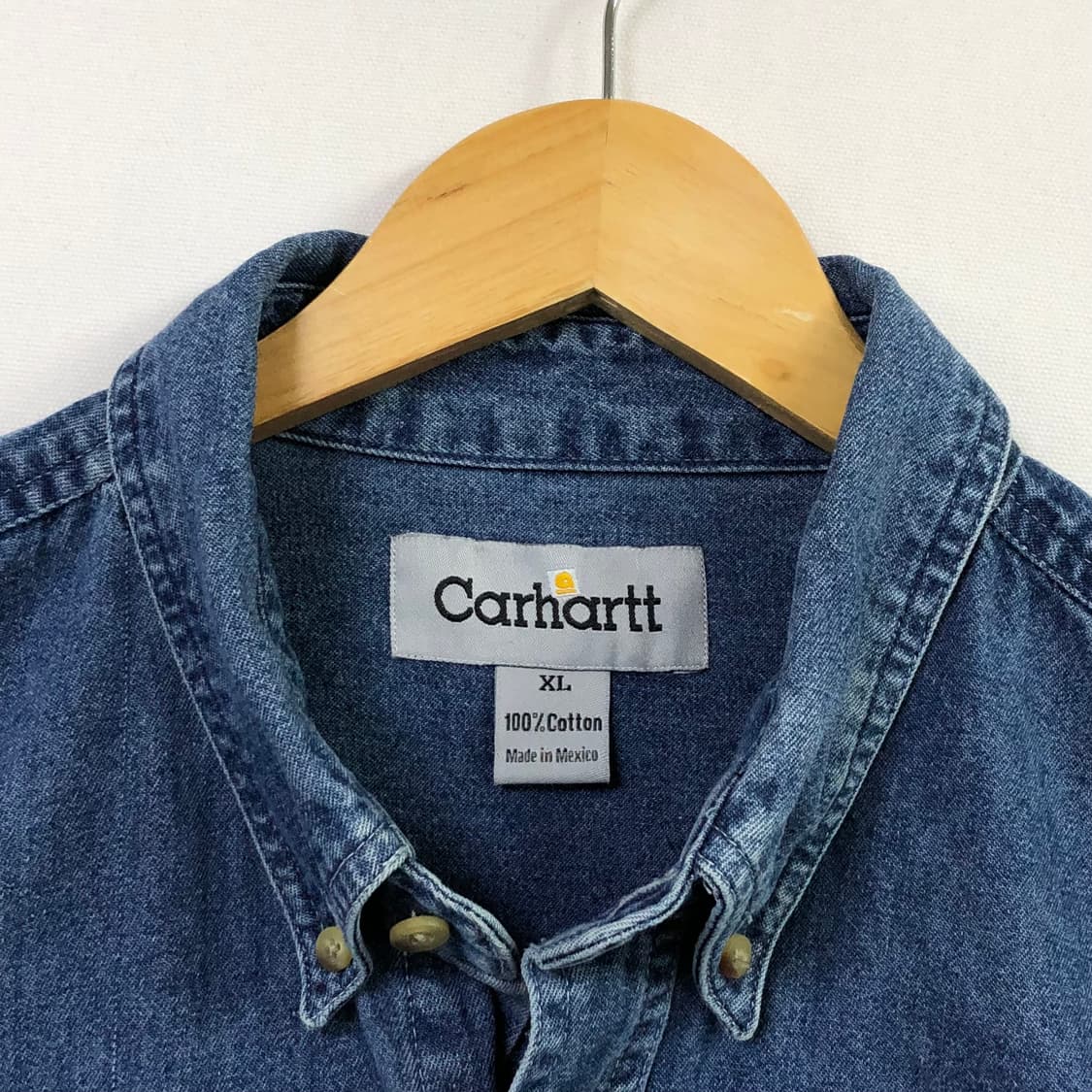 Xxl 칼하트 데님 셔츠 상품이미지3