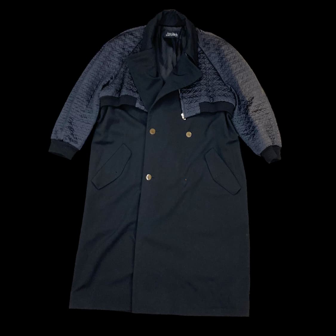 JEAN PAUL GAULTIER 봄버 레이어드 롱코트 상품이미지1