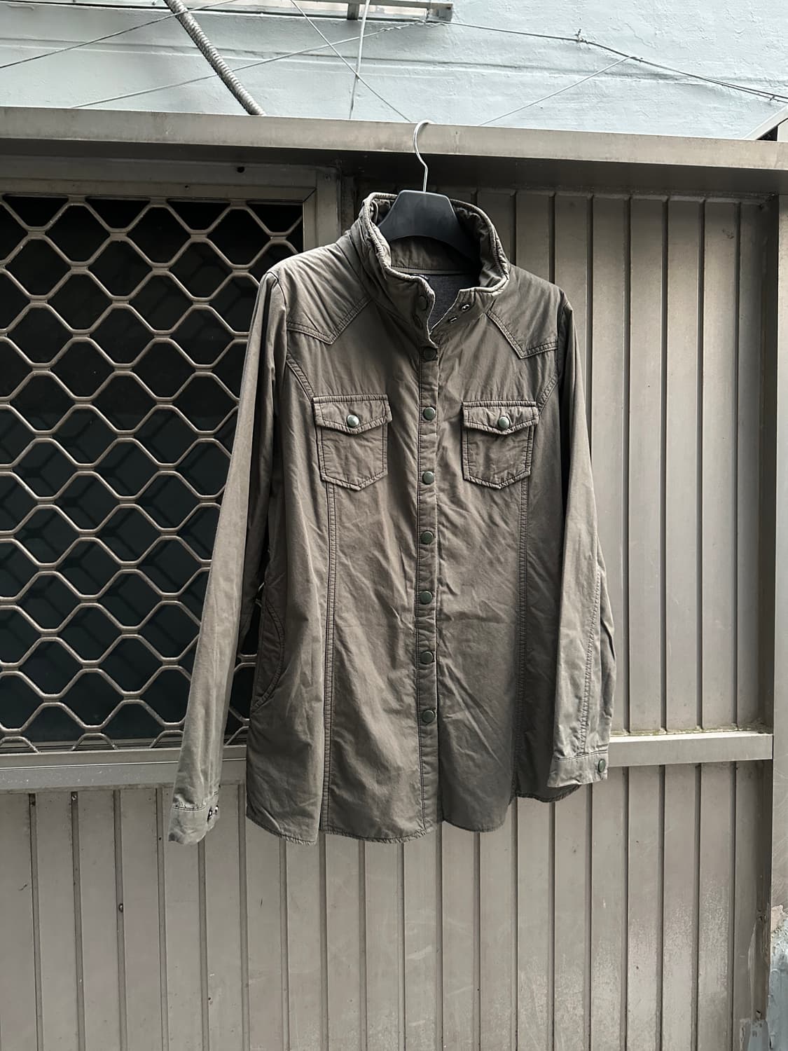Vintage high neck buttoned jacket 상품이미지2