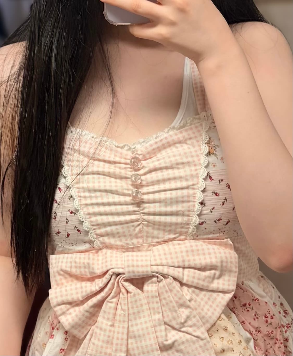 리즈리사 플라워 왕리본 홀터넥 원피스  상품이미지1