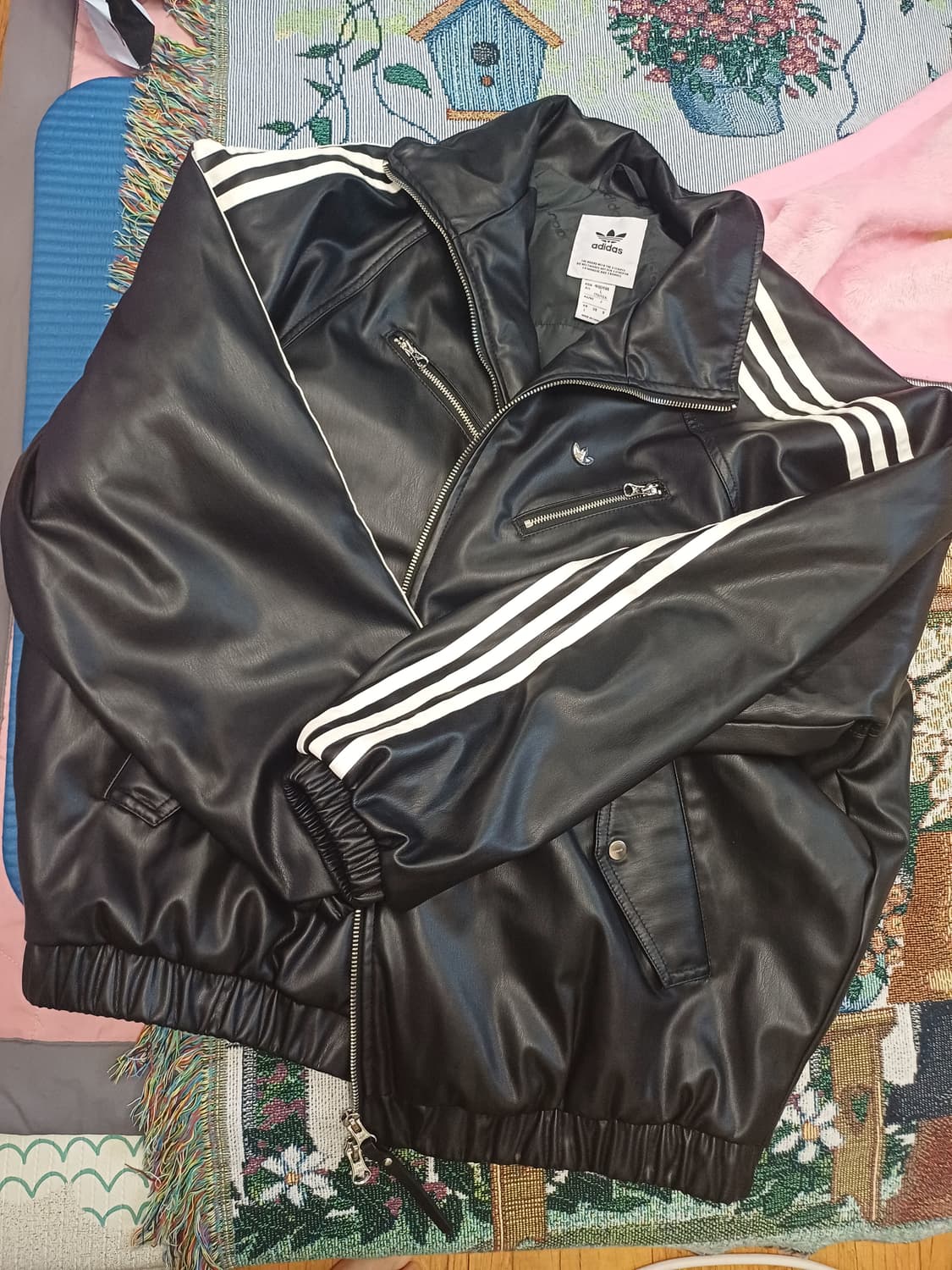 아디다스 스포츠 모터사이클 레더재킷자켓 상품이미지1