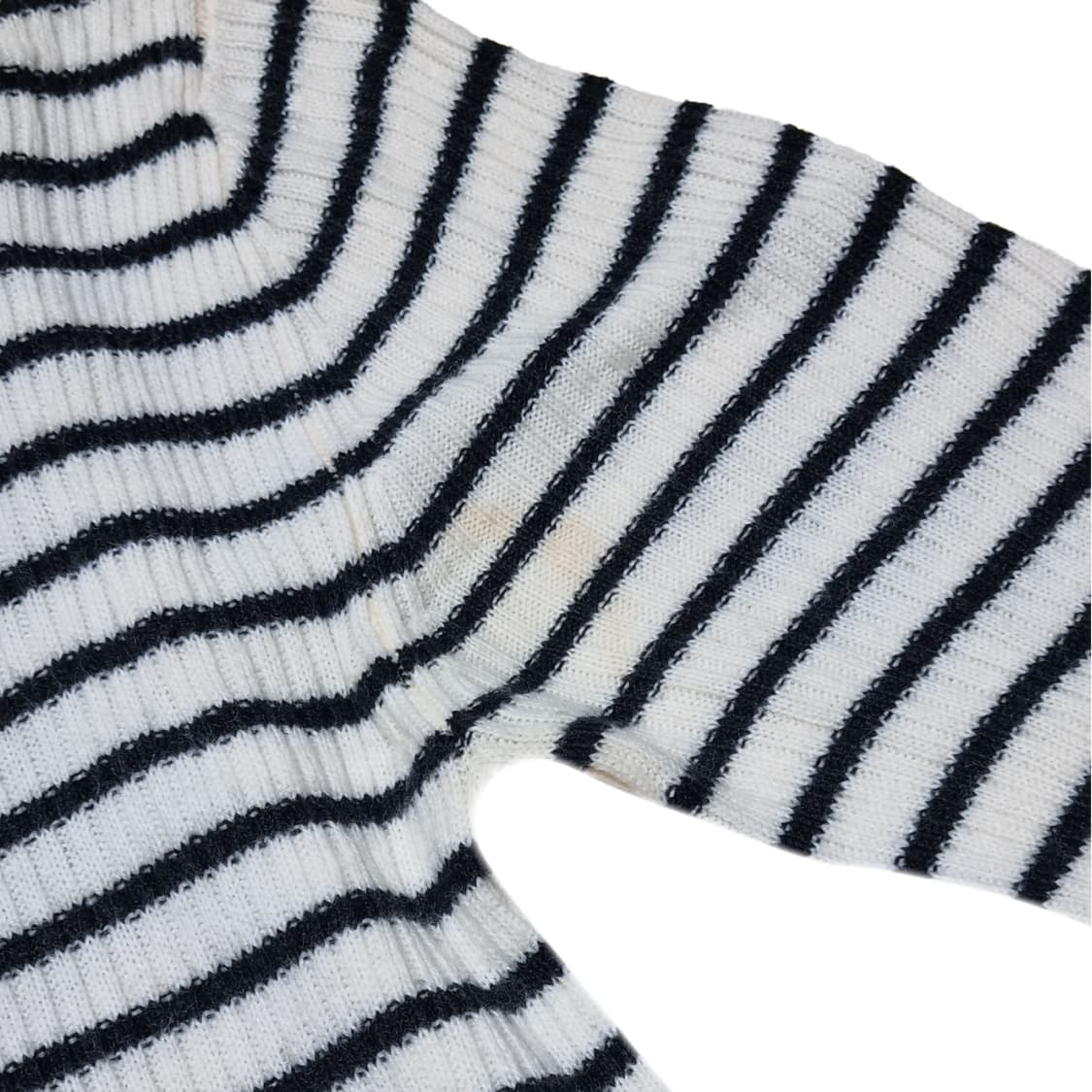 빈티지 단가라 스트라이프 목티 폴라티 목폴라 니트 레이어드 모리걸하구미 상품이미지3
