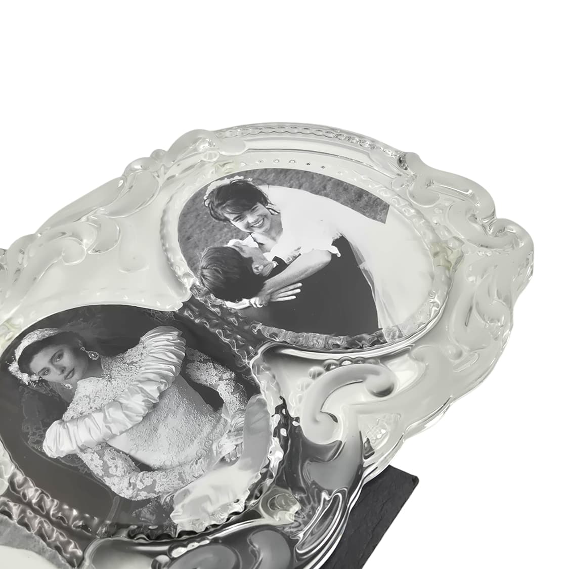 80s 독일 미카사 엔틱 크리스탈 3구 액자 상품이미지5