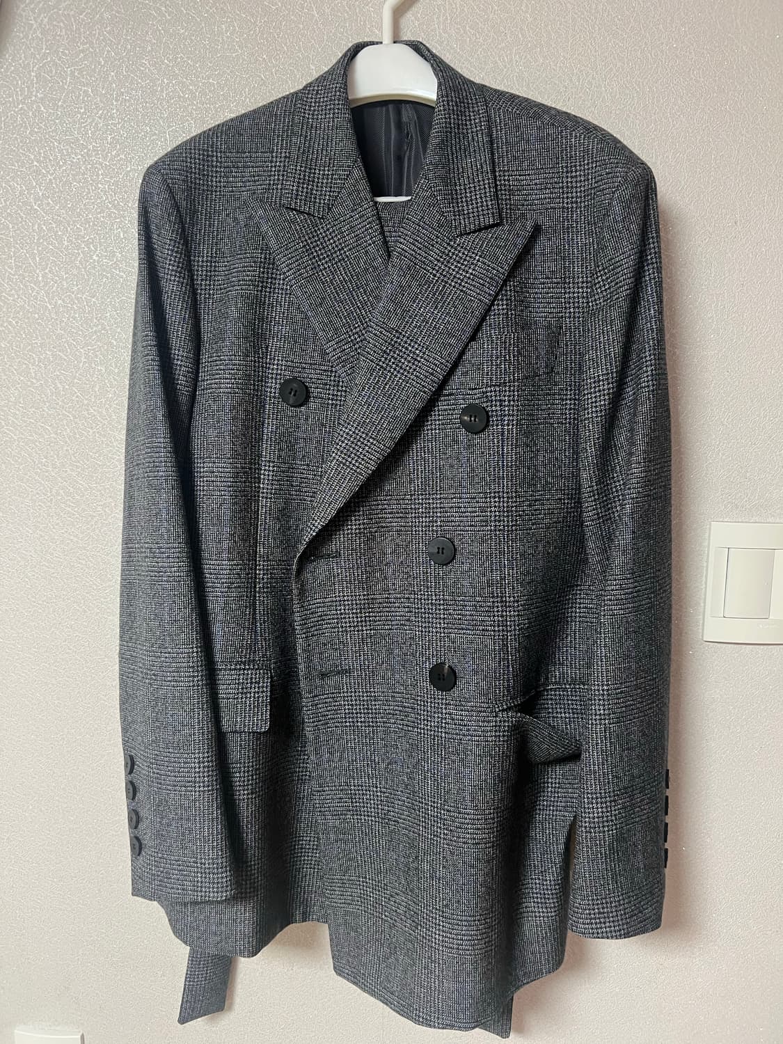 우영미/19fw 메인체크 셋업/46 상품이미지2