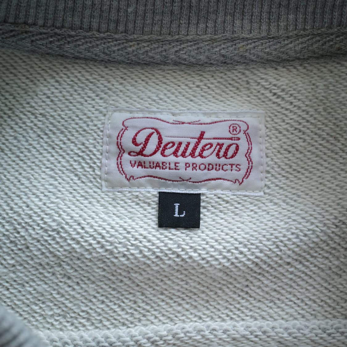 [Deutero] 듀테로 ARMY 스웨트셔츠 그레이 (L)-택없는 새상품 상품이미지5