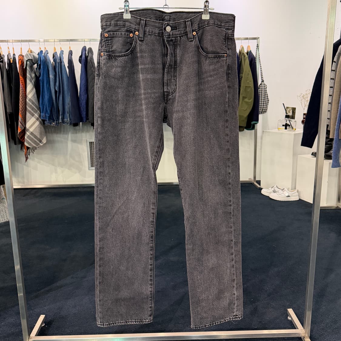 [34] 리바이스 501 블랙진 데님 청바지 상품이미지2