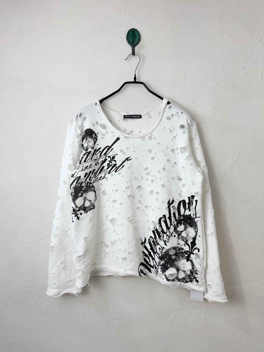 GHOST OF HARLEM 디스트레스드 롱슬리브 상품이미지1