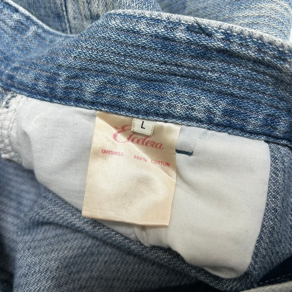 (L) 이티씨이 etce 버티컬 배기 데님 와이드 팬츠 상품이미지6