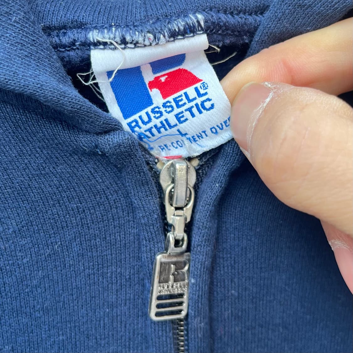 90s 러셀 블랭크 후드 집업 (105) 상품이미지5