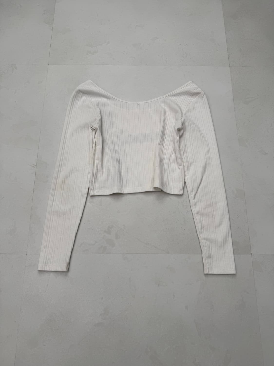 Y2K 프린팅 크롭 긴팔티  상품이미지6