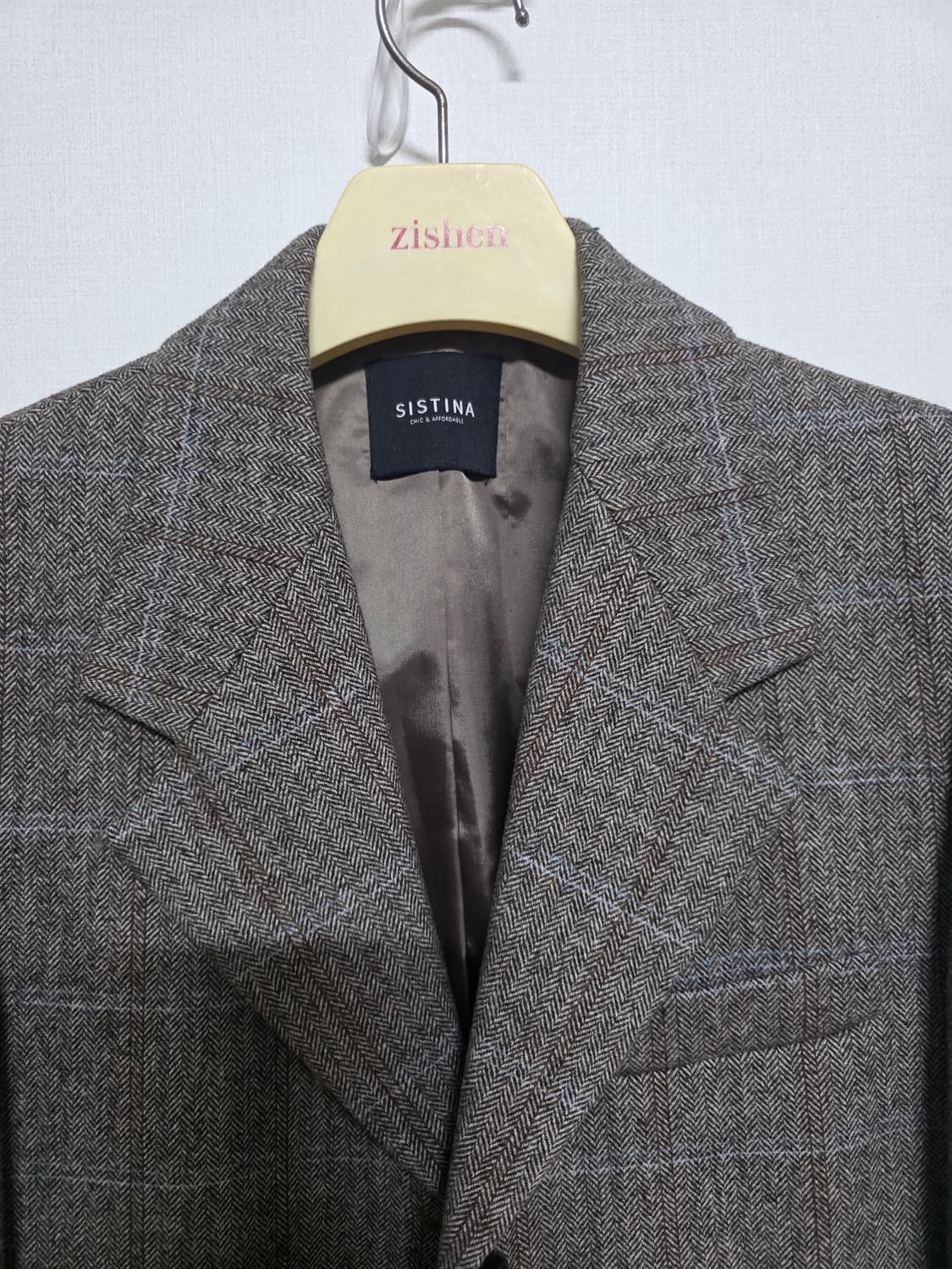 SISTINA 헤링본 모 자켓 상품이미지3