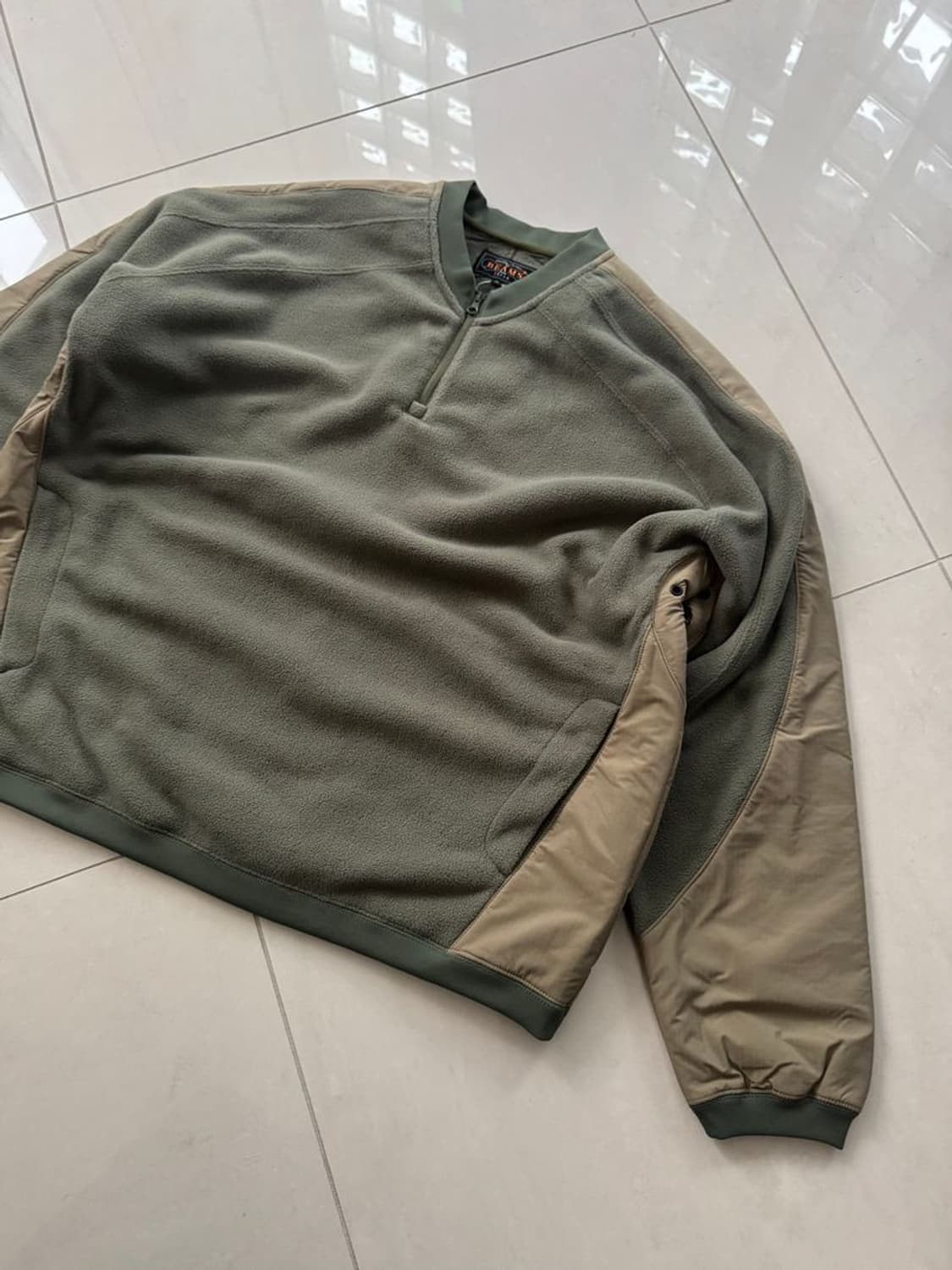 ATHLETIC HALF MIL 운동용 하프 집업 플리스 상품이미지1