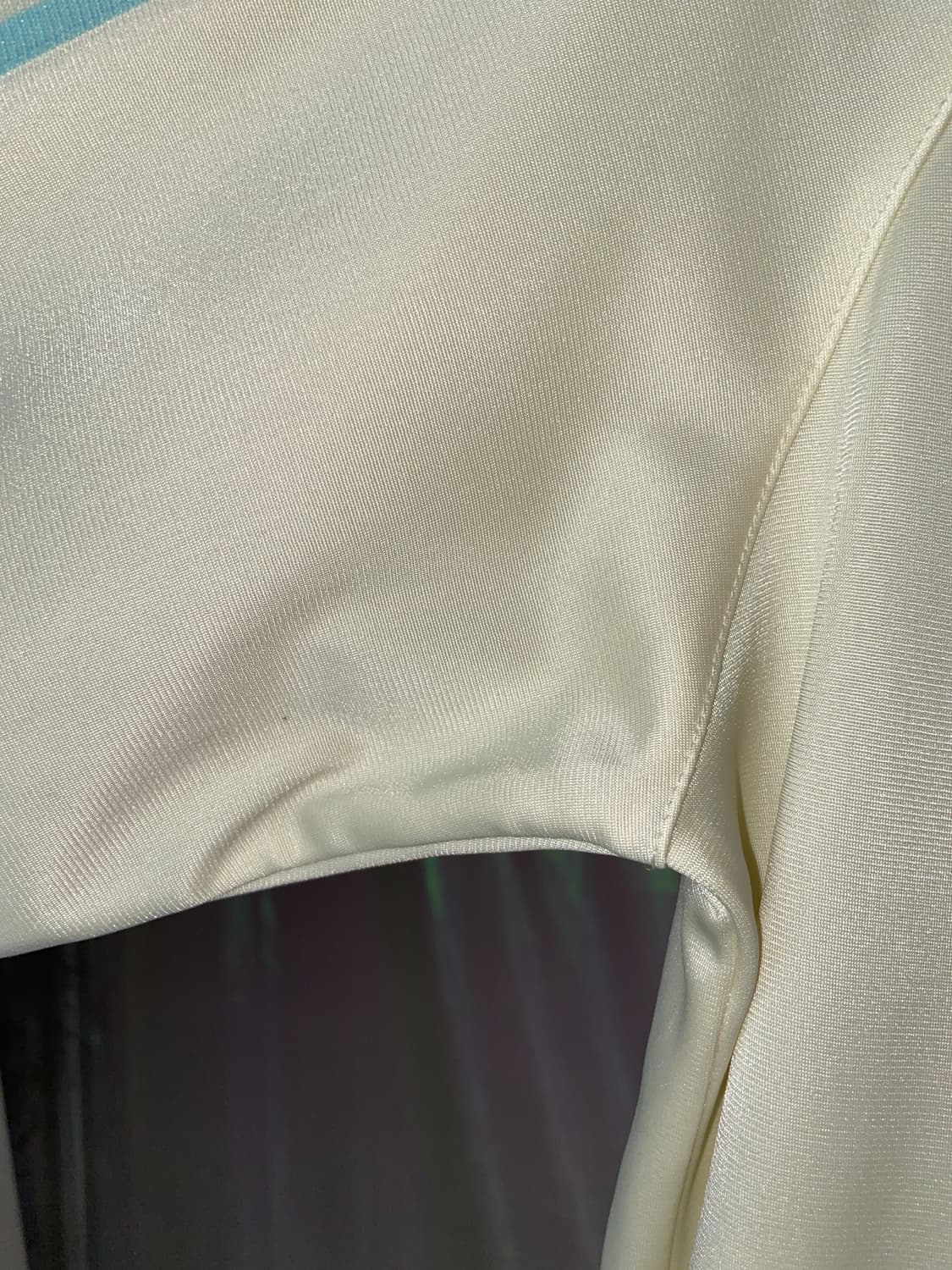 Adidas 아디다스 아이보리 하늘배색 져지 집업 상품이미지6