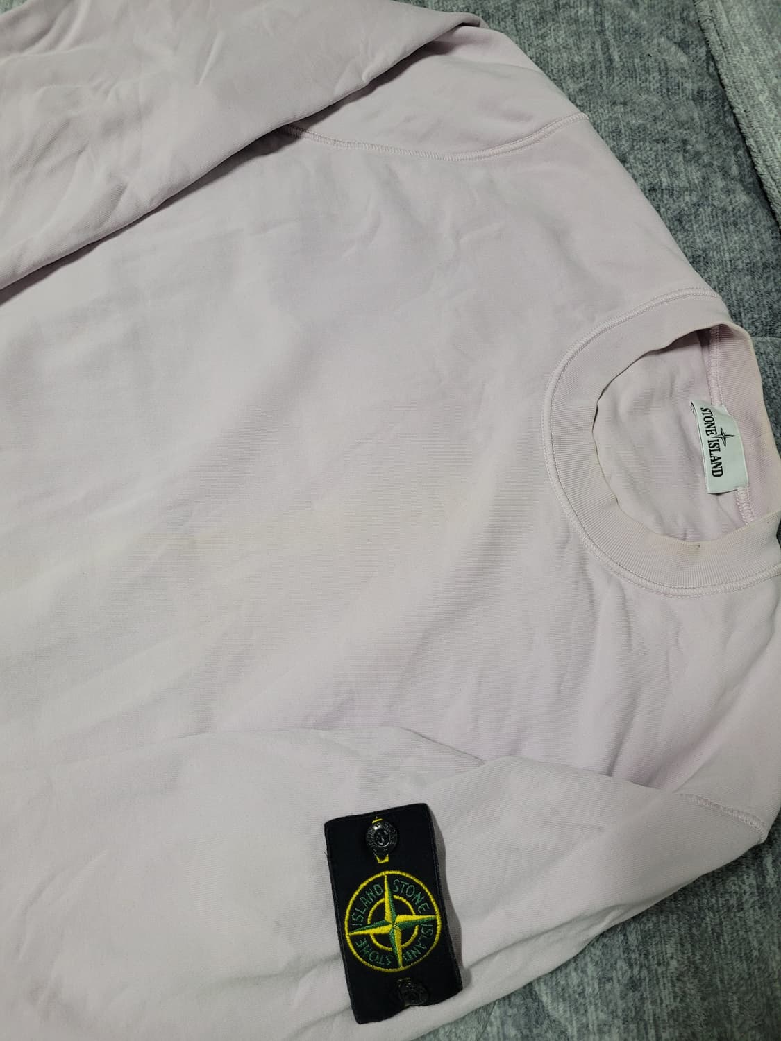 스톤아일랜드 연보라 라벤더 맨투맨 상품이미지2