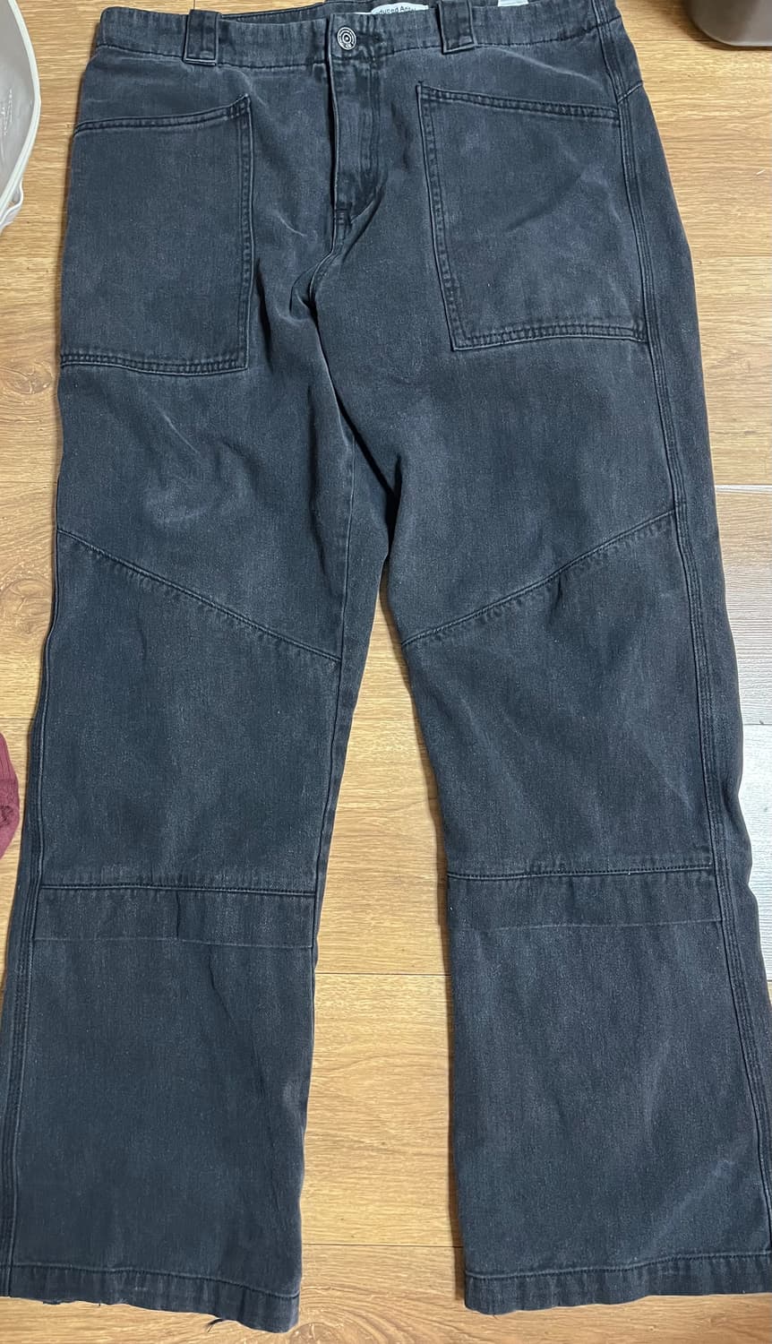 (밑단 헤짐) 플라스틱 프로덕트 wave zipper pants M 상품이미지1