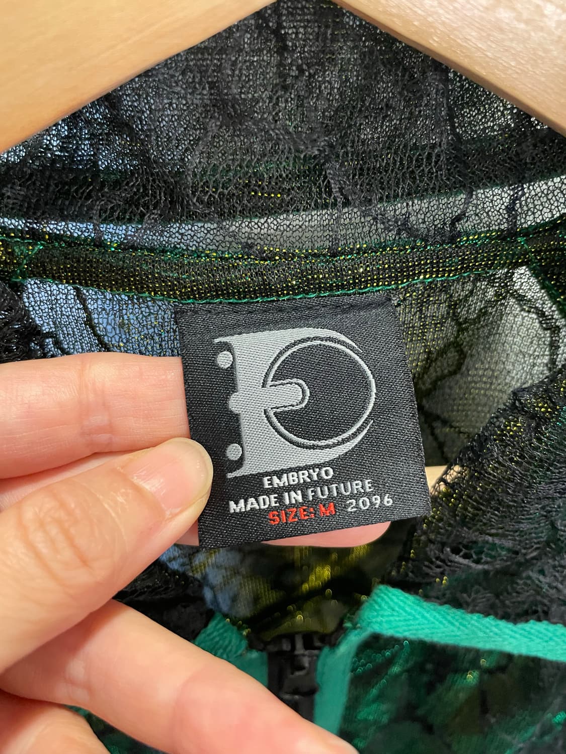 메쉬 레이스 블랙 자켓 m 상품이미지2