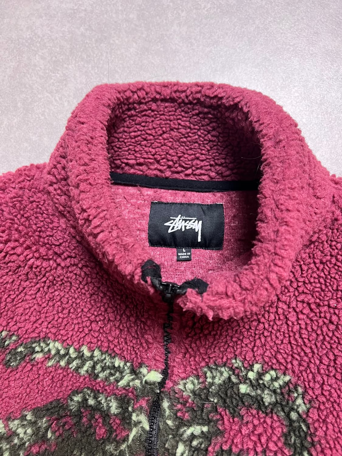 스투시 하와이안 플리스 자켓 L 상품이미지3