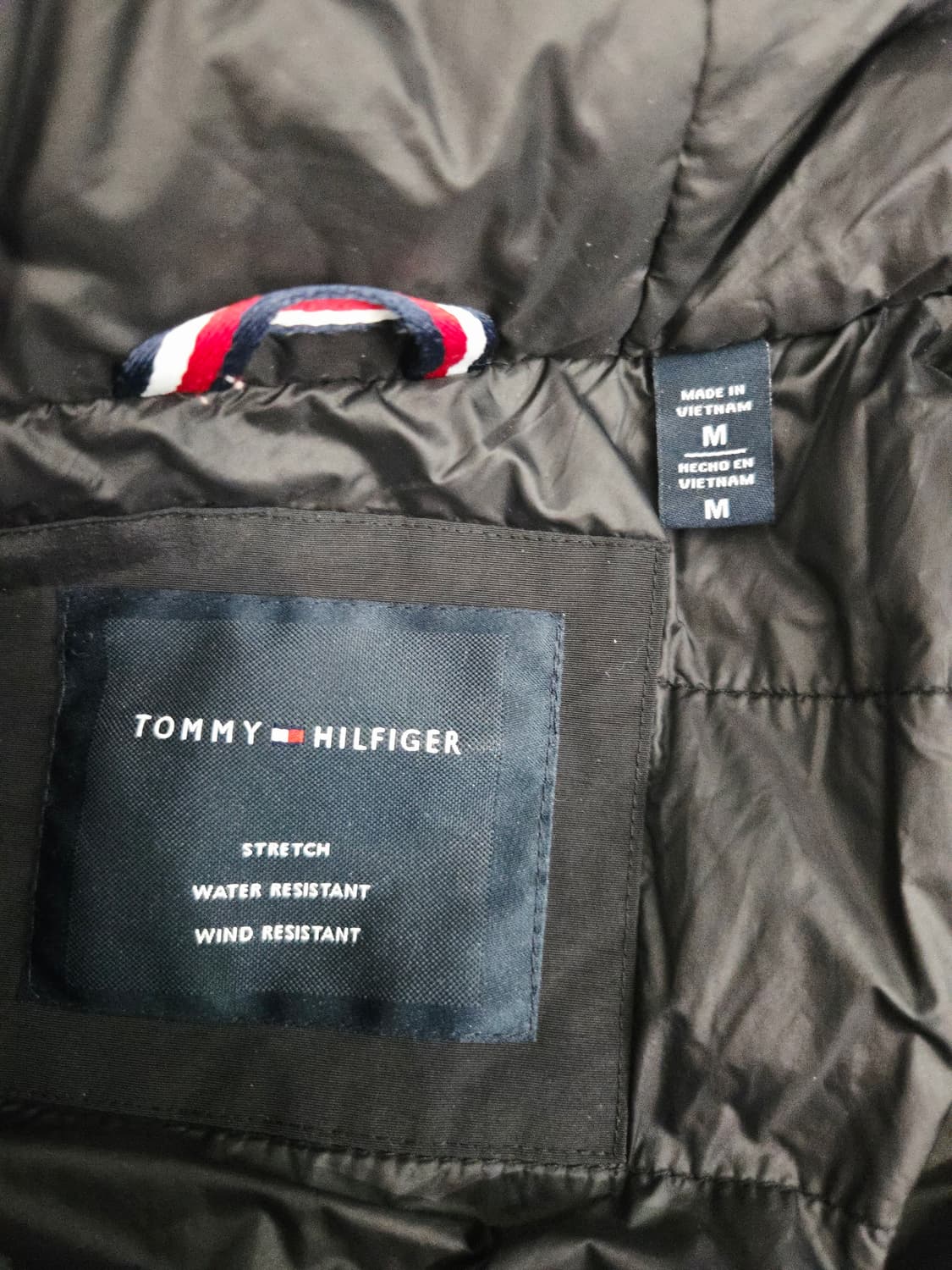 타미힐피거 블랙 스트레치 방풍 후드 자켓 상품이미지6