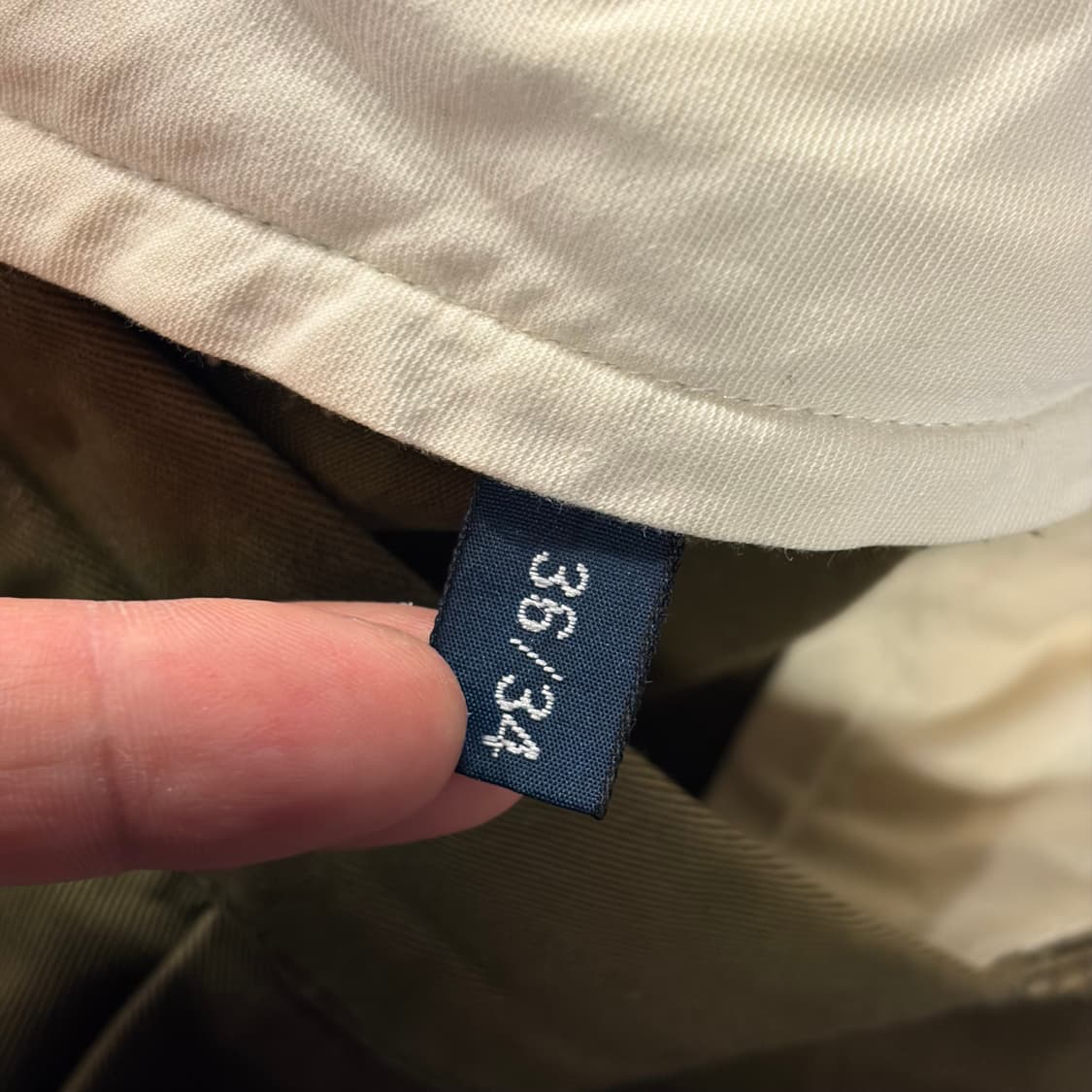 [36x34] 폴로 랄프로렌 카키색 면바지 팬츠 B863 상품이미지7