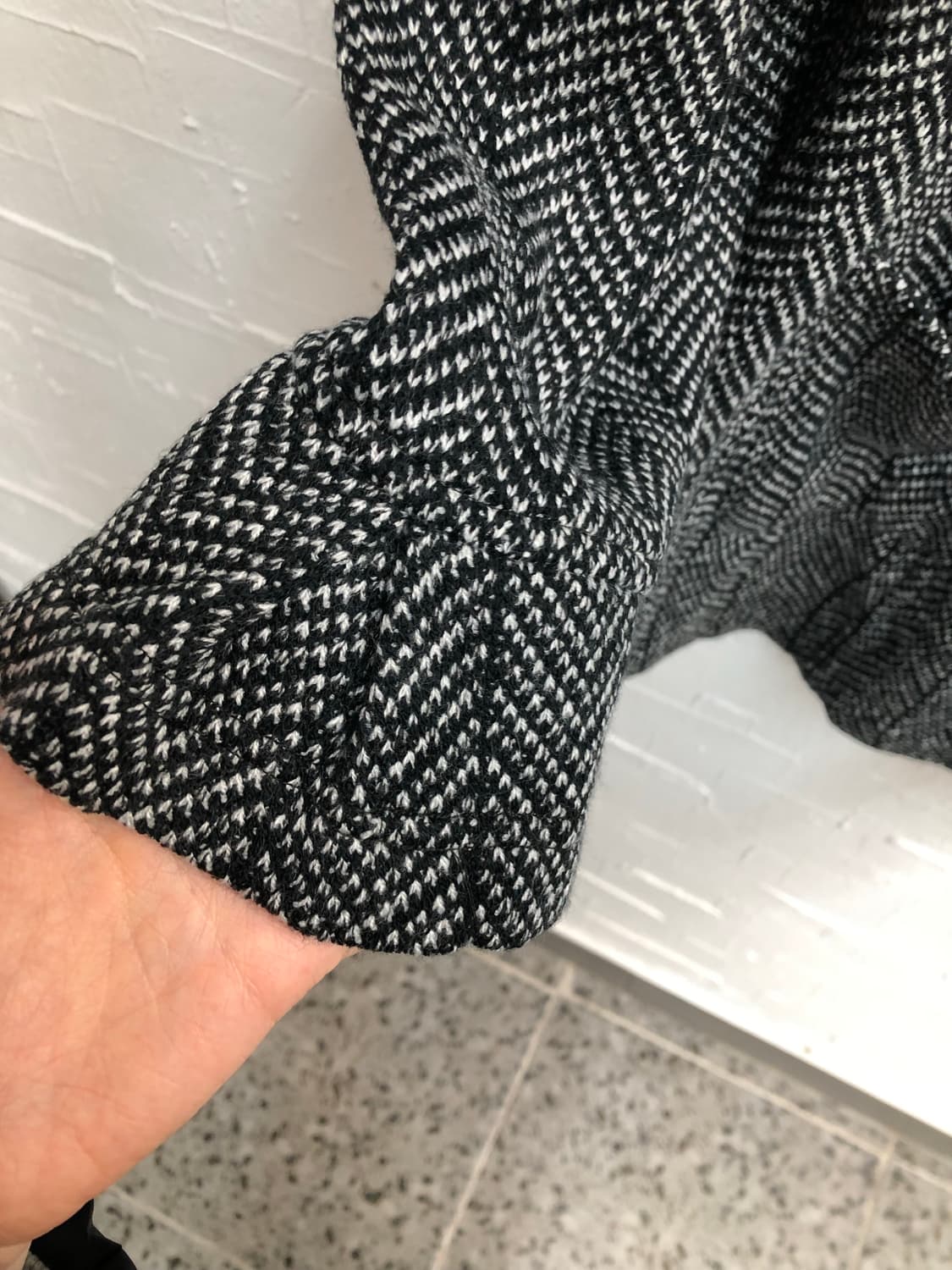 wavy collar coat 상품이미지8