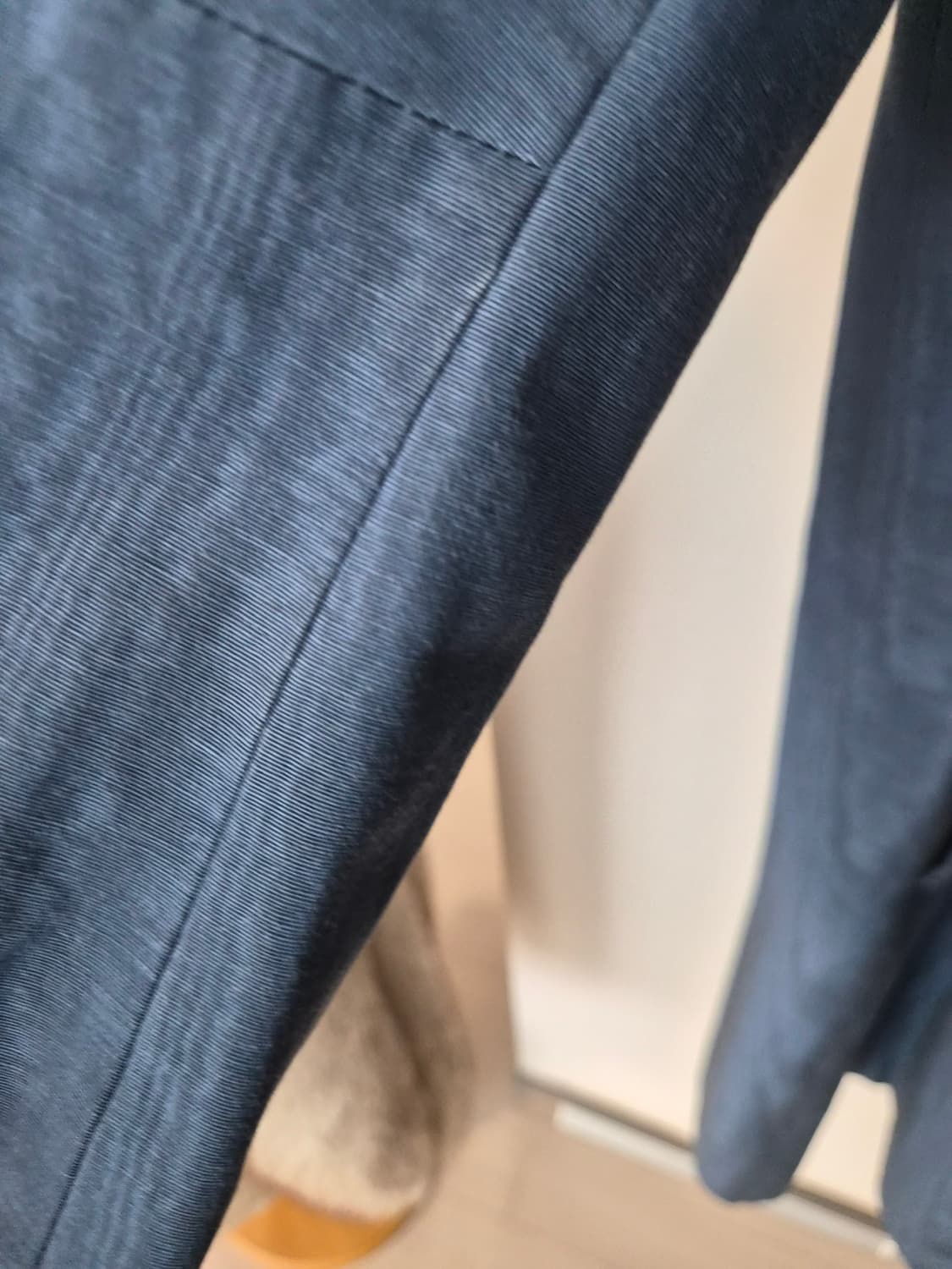 한섬타임(TIME) 포스트모던 블루 롱 코트 상품이미지3