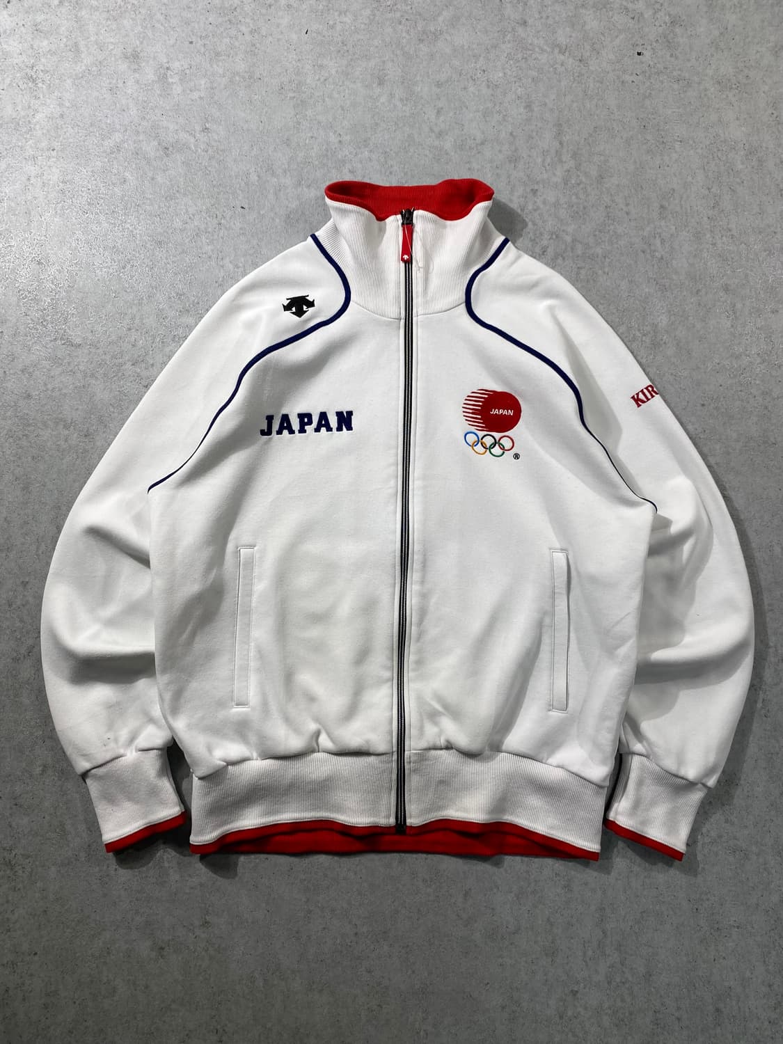 [L] Descente 데상트 올림픽 일본팀 코튼 트랙탑 져지 상품이미지1