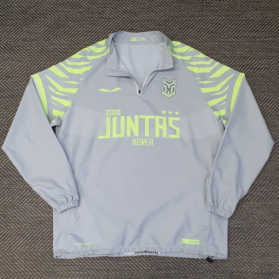 준스타 얇은 반집업 긴팔티 남자105~110 상품이미지1