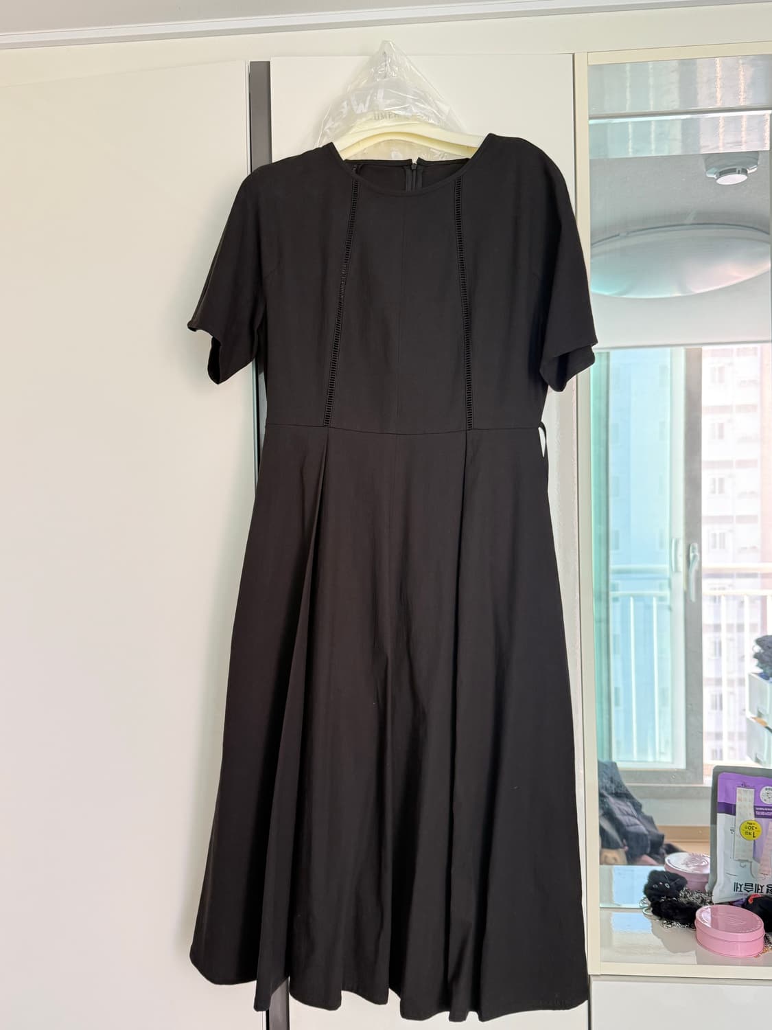 유메르 리넨 플레어 원피스(L) 상품이미지1