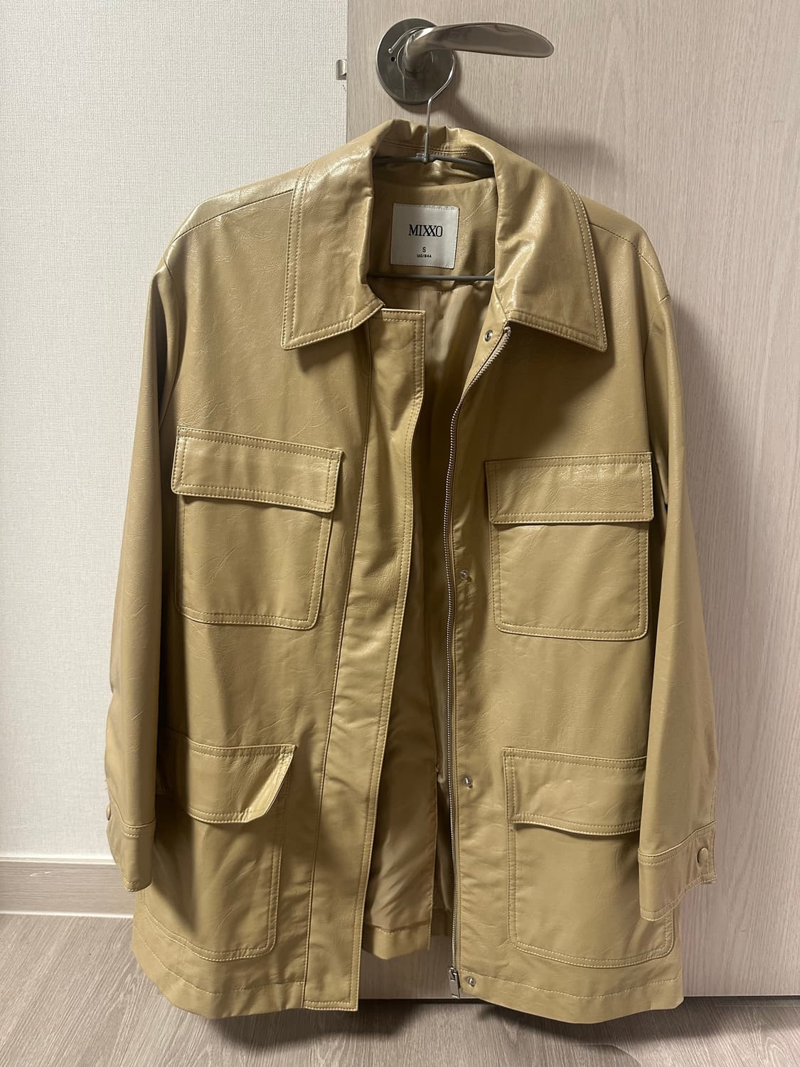 미쏘 레더 자켓 상품이미지1