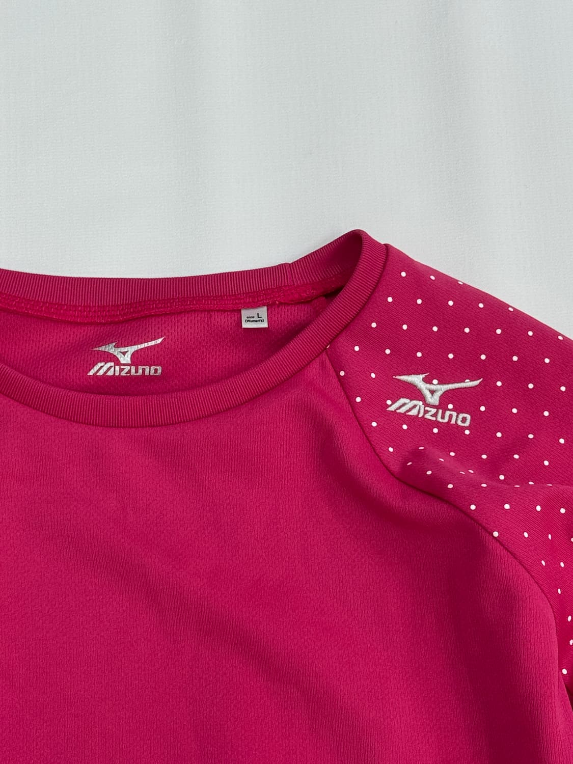 재팬 미즈노 핫핑크 도트 괴짜룩 레이어드 빈티지 스포티 데코라 상품이미지3