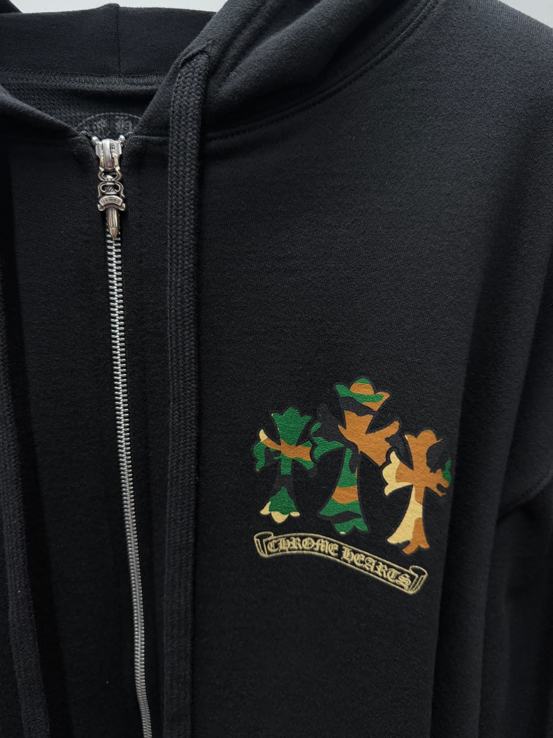 ChromeHearts 크롬하츠 카모 크로스 집업 후드 헤비웨이트 XXL 상품이미지3