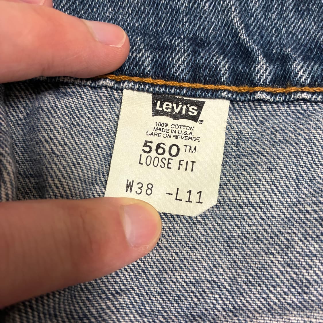 90s 리바이스 560 쇼츠 Made in USA 상품이미지4