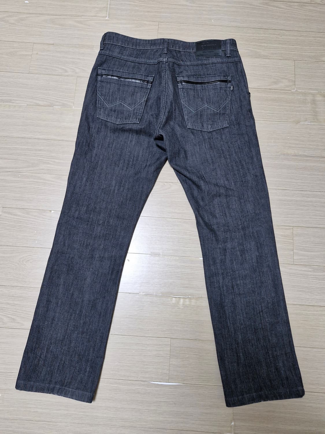 [32] EDWIN JAPAN 403 핀스트라이프 블랙진 일본제조 상품이미지3