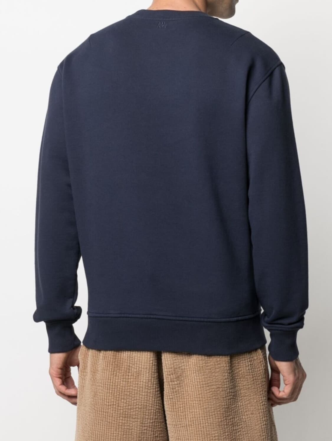 AMI 헤비 웨이트 맨투맨 네이비 상품이미지6