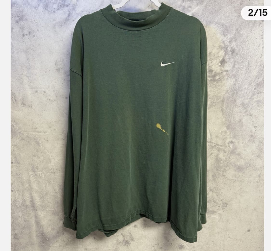 90s 나이키 롱슬리브 모크넥 상품이미지1
