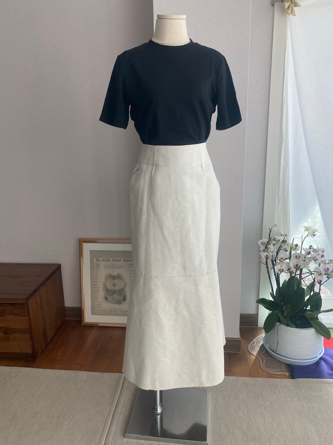 SIMPLICITE 리버시블 코튼 맥시스커트(26) 상품이미지8