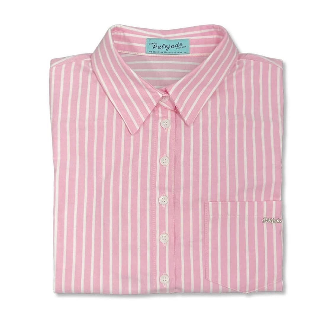 페일제이드 옥스포드 스트라이프 셔츠 핑크 S 상품이미지6