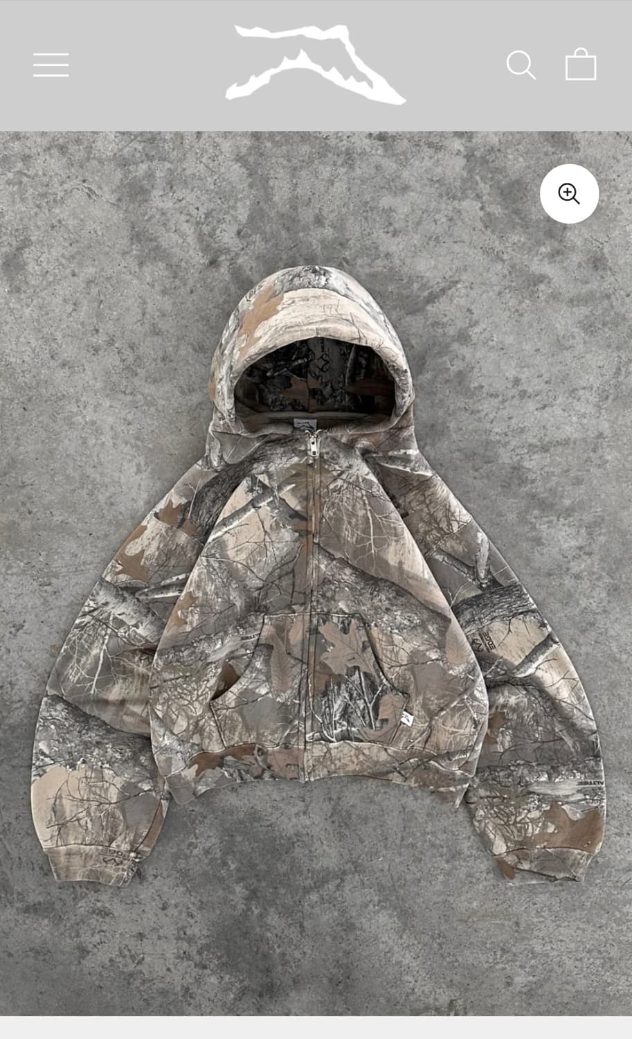 (구매)아킴보akimbo 리얼트리 후드집업 구매합니다 상품이미지1