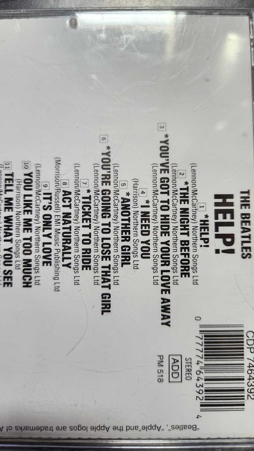비틀즈 CD 6종 (Help/Revolver 등) 상품이미지5