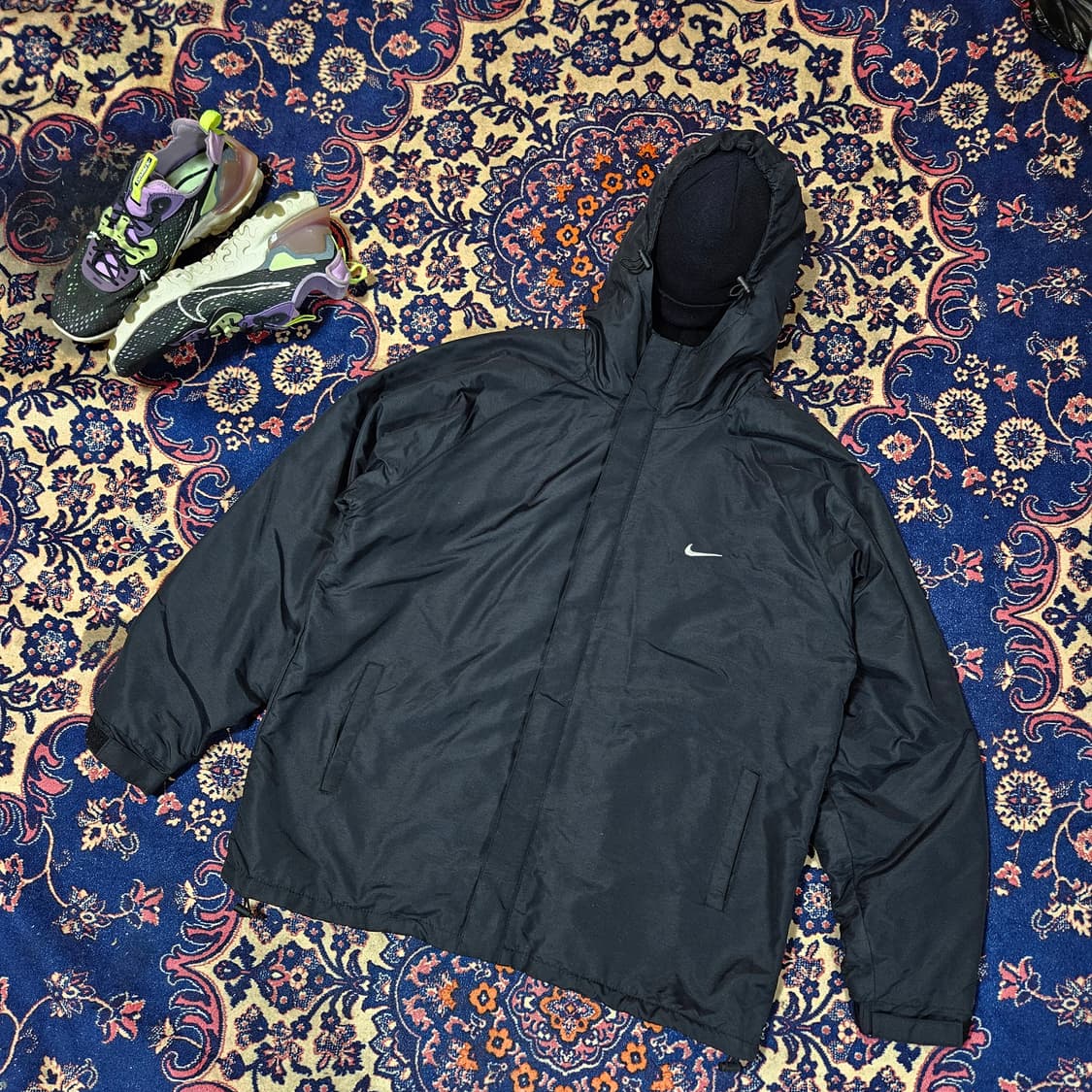 나이키(Nike) 00's 기모 스우시 하이넥 후드 바람막이 XXL  상품이미지1