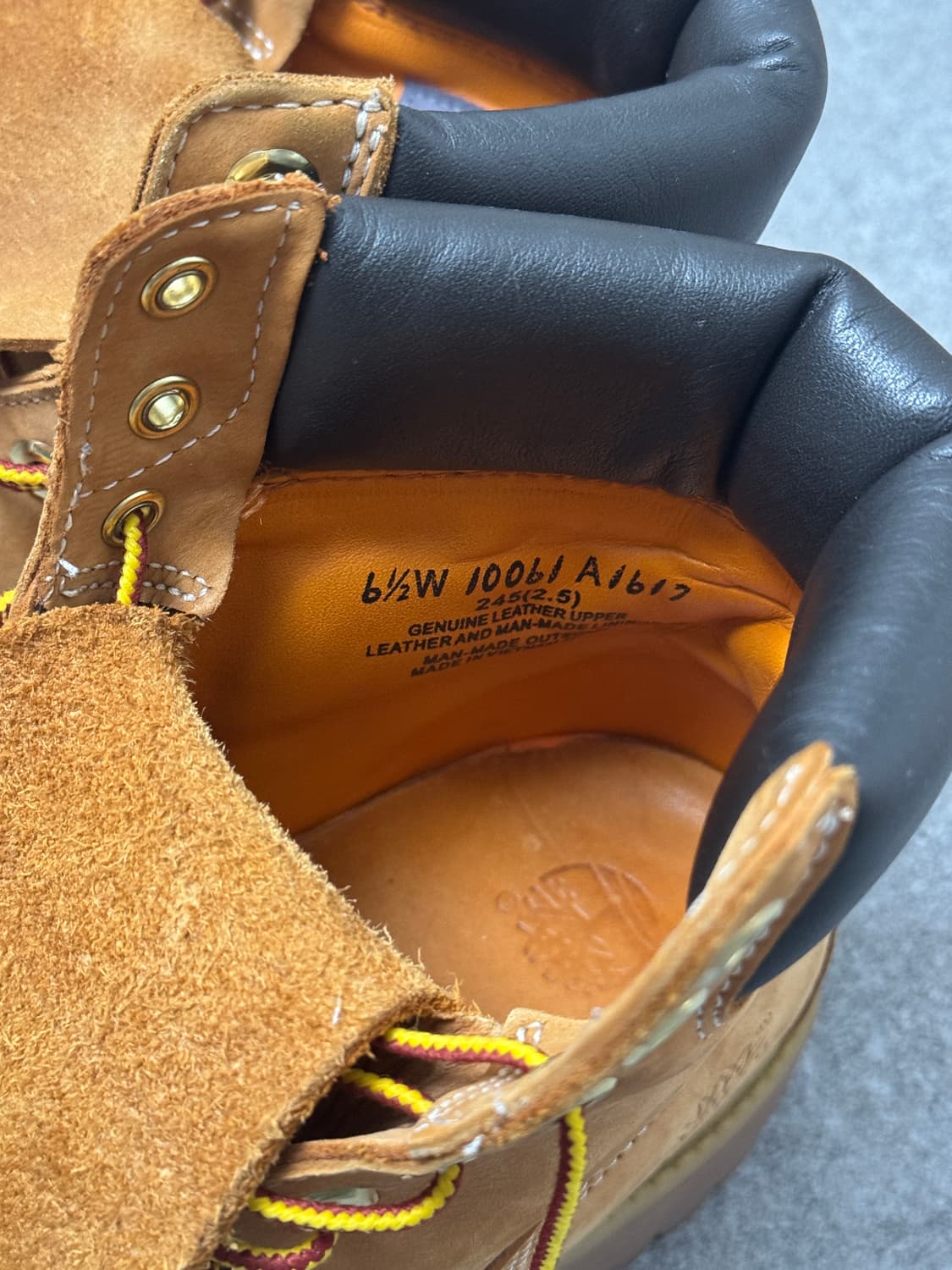 팀버랜드 옐로우 워커 245 상품이미지7