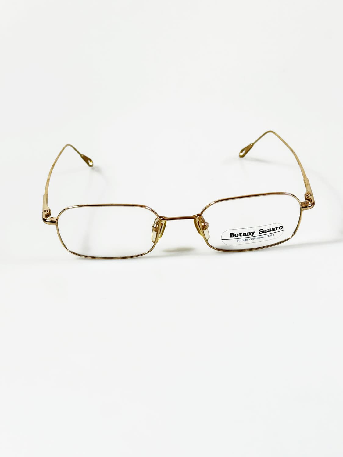 BOTANY SASARO 골드 슬림 스퀘어 메탈 빈티지 안경 상품이미지2