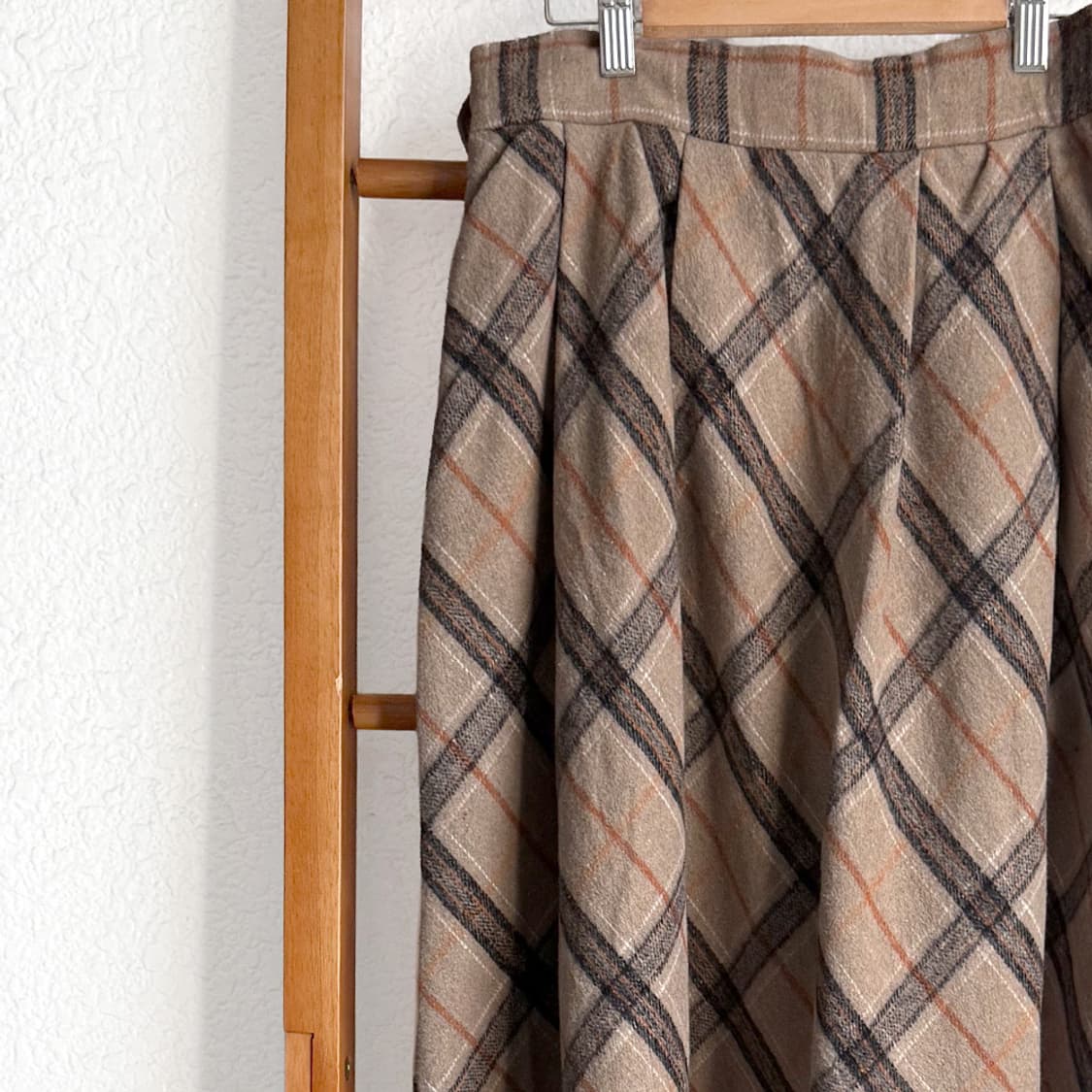 마루체크 소프트 플레어 스커트 상품이미지2