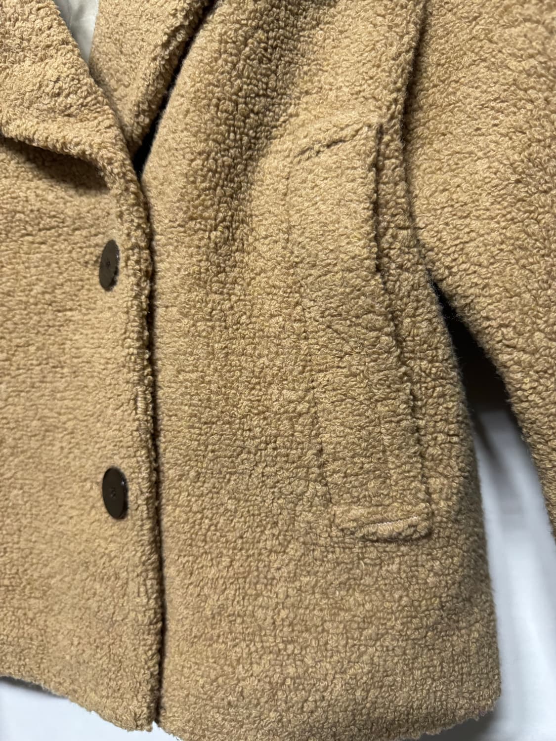 P 띠어리 테디베어 퍼 피코트 상품이미지5