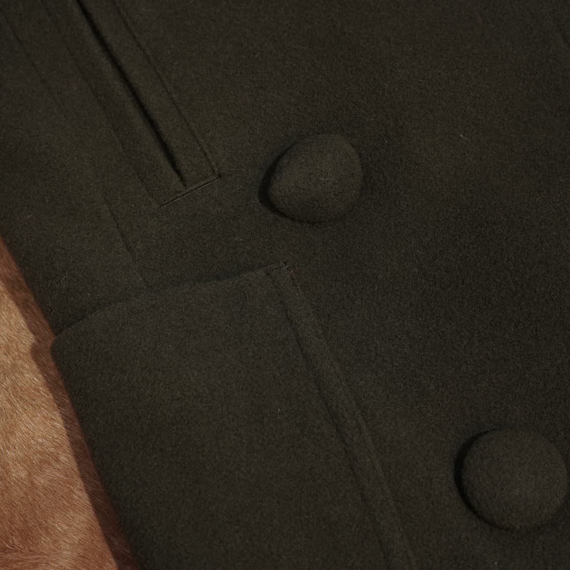 히스테릭글래머 더블 브레스트 울 코트 상품이미지9